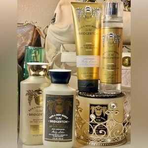 Bridgerton Lotion, Shower Gel and Cream ONLY.